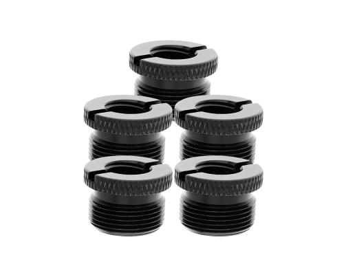 Переходник металлический черный, резьба 5/8(M)-3/8(F), 5 шт