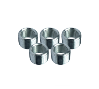 Резьбовая гайка переходник с внешней резьбой М14 и внутренней резьбой М10, высота 10 мм, 5 шт