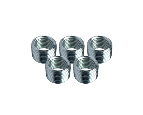 Резьбовая гайка переходник с внешней резьбой М14 и внутренней резьбой М10, высота 10 мм, 5 шт