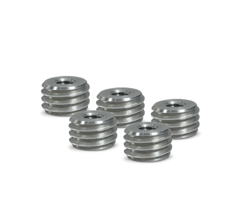 Металлический переходник для нивелиров с внутренней резьбой 1/4'' и внешней резьбой 5/8'', 5 шт