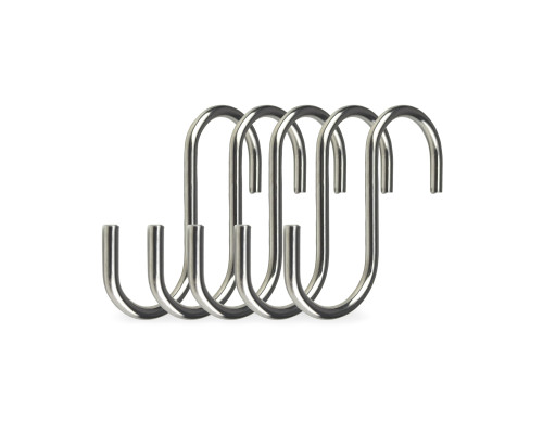 Крючок S-образный для приспособления для плетения кос, толщина 4мм, 5 шт