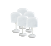 Подставка для головного убора, шапок, настольная стойка HAT-CXP-050W, цвет белый, 5 шт