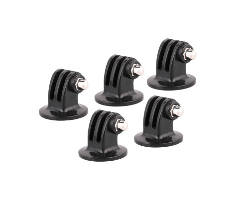 Крепление с гайкой для камеры GoPro с резьбой 1/4" на штатив, 5 шт