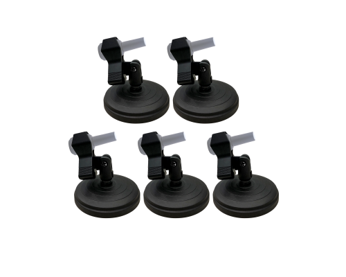 Подставка ZM-02LAK держатель лака для ногтей, цвет черный, 5 шт