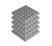 Звукоизоляция для студии, акустический поролон, серый, 5 шт