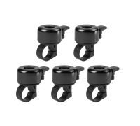 Звонок на велосипед VZV-01, черный, 5 шт