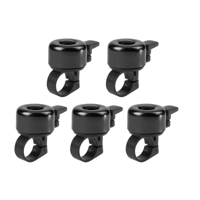 Звонок на велосипед VZV-01, черный, 5 шт