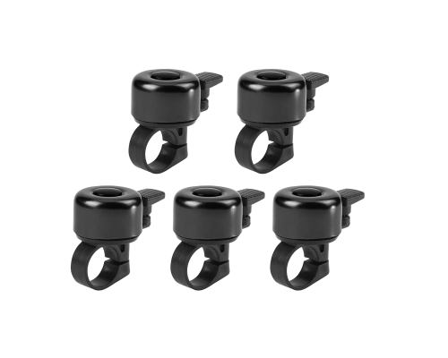 Звонок на велосипед VZV-01, черный, 5 шт