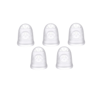 Напальчник силиконовый универсальный белый для игры на гитаре, размер L, 5 шт