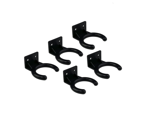 Настенная подставка для микрофона, цвет черный, 5 шт