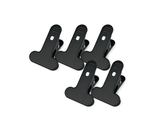 Прищепка металлическая для фотофона, черная, резьба М10, 5 шт