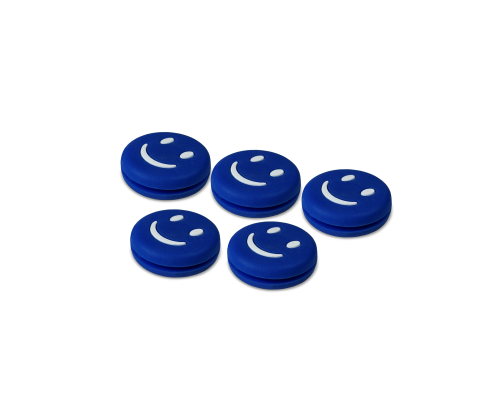 Виброгаситель для теннисной ракетки, смайлик, цвет темно-синий, 5 шт