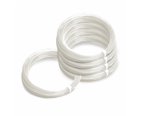 Струны для теннисной ракетки, нейлон, длина 12 м, толщина 1,35 мм, цвет белый, 5 шт