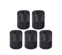 Переходник с резьбы 5/8"(F) на резьбу 1/4"(F), черный, 5 шт