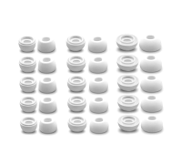 Амбушюры белые для наушников, размер S - 5 пар, M - 5 пар, L - 5 пар