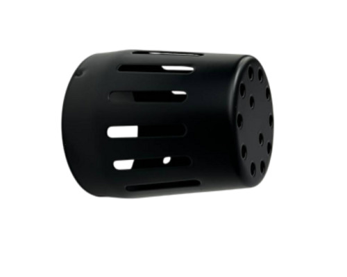 [СГП] Стакан без патрона от абажура составного, цвет черный просверленный