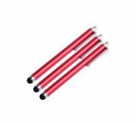 Универсальный стилус для рисования, для телефона, смартфона, планшета, красный, в комплекте 3 шт.