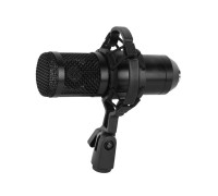 Конденсаторный микрофон BM-800, пластиковый держатель паук, ветрозащита, черный
