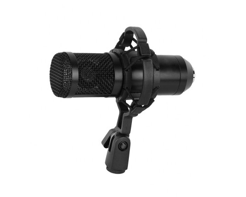 Конденсаторный микрофон BM-800, пластиковый держатель паук, ветрозащита, черный