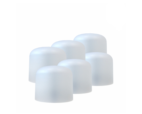 Подставка для шапки, пластиковая, белая, 6 шт