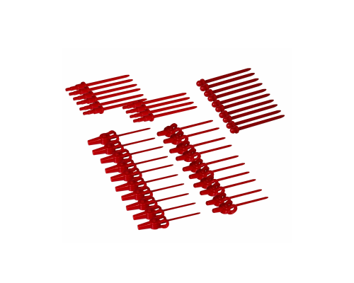 Комплект из 40 красных зажимов держателей деталей для аэрографии