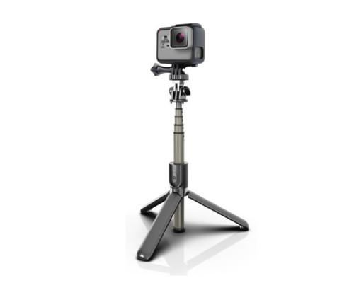 Штатив монопод L03 для смартфона и камеры с пультом bluetooth, настольный/напольный, черный