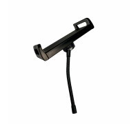 Зажим для планшета шириной до 25 см на гибком держателе длиной 10 см с резьбой 1/4