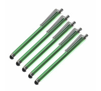 Универсальный стилус для рисования, для телефона, смартфона, планшета, зеленый, в комплекте 5 шт.