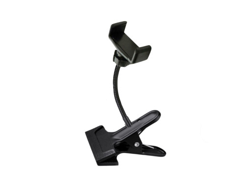 Держатель-прищепка PR-T1 с гибким коротким держателем для телефона