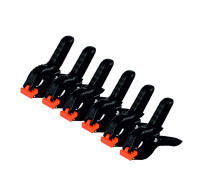 Прищепка зажим PWR-23 универсальная, диаметр 1.6 см, 6 шт.