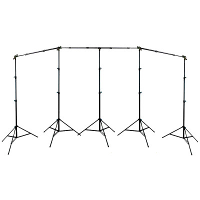 Переносной каркас для фотофона KF-600Z с регулировкой по высоте до 200 см и ширине до 600 см с возможностью поворота горизонтальной планки