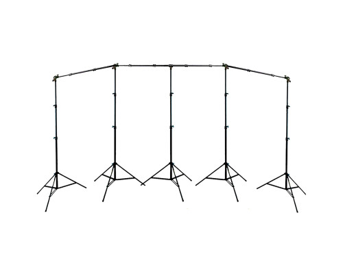 Переносной каркас для фотофона KF-600Z с регулировкой по высоте до 200 см и ширине до 600 см с возможностью поворота горизонтальной планки