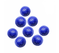 8 мячей массажных синих