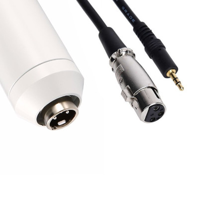 Микрофон BM-800 конденсаторный с USB адаптером, белый