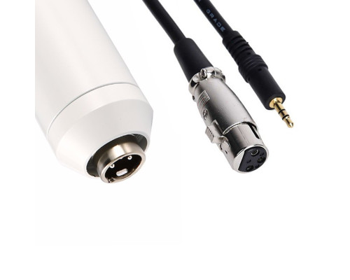 Микрофон BM-800 конденсаторный с USB адаптером, белый