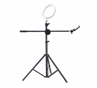 Напольная стойка LS-G17 на усиленном штативе (LS8806) для съемки сверху с держателем для телефона и кольцевой лампы