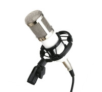 Конденсаторный микрофон BM-800, пластиковый держатель паук, ветрозащита, белый