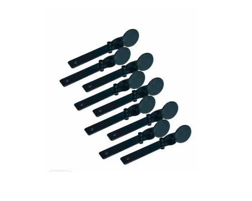 Мишень подвесная на стойку, длинная, металл, 9 шт