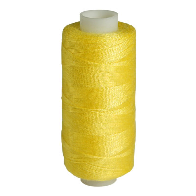 Нитки 40/2 универсальные, 400 ярд, цвет желтый