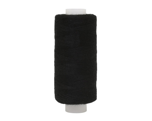 Нитки 40/2 универсальные, 400 ярд, цвет черный