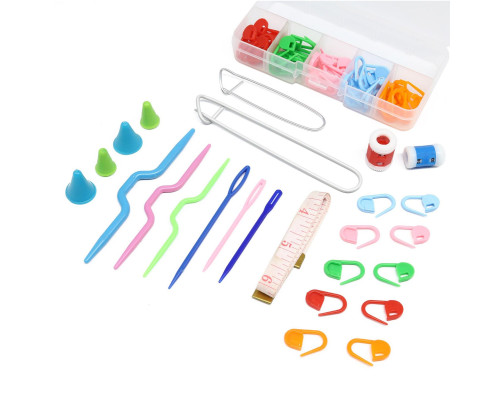 Набор для рукоделия в футляре, 65 предметов