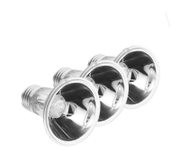 Ультрафиолетовая, греющая лампа для террариума Е27, 75 Вт, UVA+UVB, большая, 3 шт