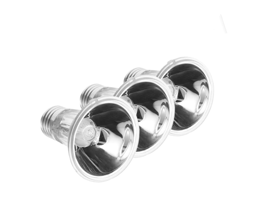 Ультрафиолетовая, греющая лампа для террариума Е27, 75 Вт, UVA+UVB, большая, 3 шт