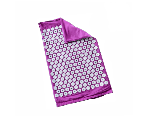 Коврик с иголками без наполнителя фиолетовый