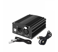 Фантомное питание PHP2 для конденсаторных микрофонов с кабелем XLR(m) - XLR(f) и USB кабелем питания, 48V