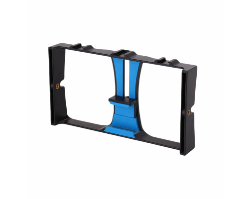 Держатель клетка для телефона, стабилизатор для камеры с 3 креплениями в паз и резьбой 1/4