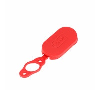 Крышка заглушка для зарядки электросамоката, красная, магнитная