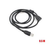 Удлинитель USB  2.0 (m) — USB  2.0 (f) 0.5 м черный