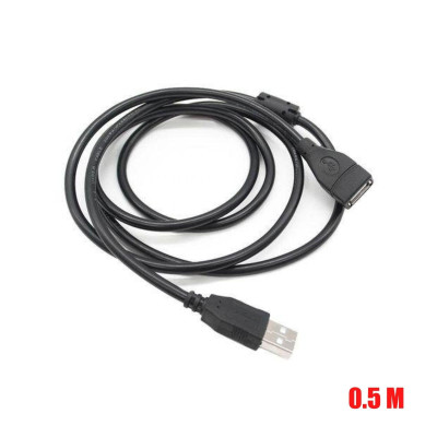 Удлинитель USB  2.0 (m) — USB  2.0 (f) 0.5 м черный