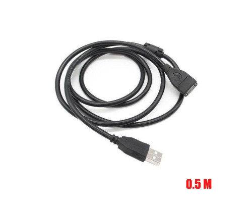 Удлинитель USB  2.0 (m) — USB  2.0 (f) 0.5 м черный